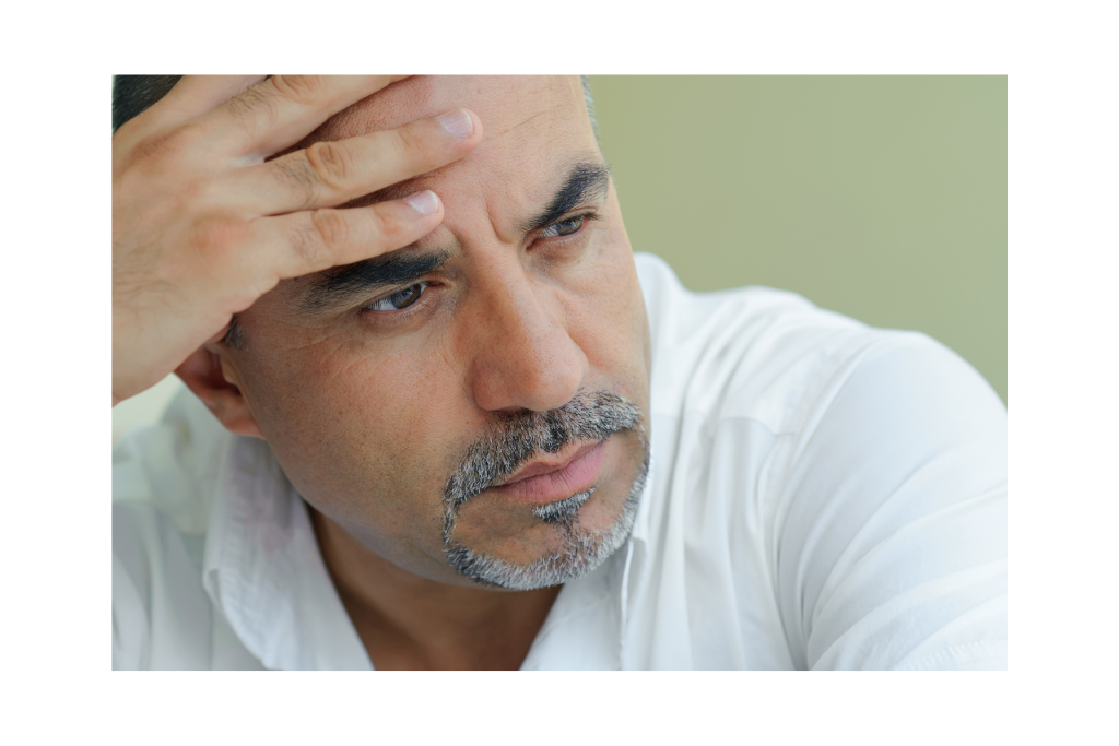 anxious man